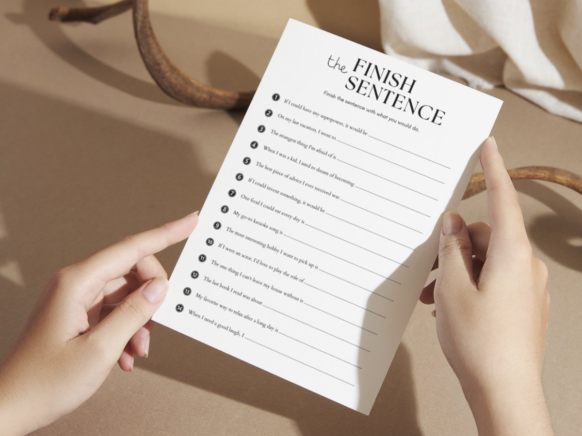 Birthday Printable Game - Finish the Sentence - image 2