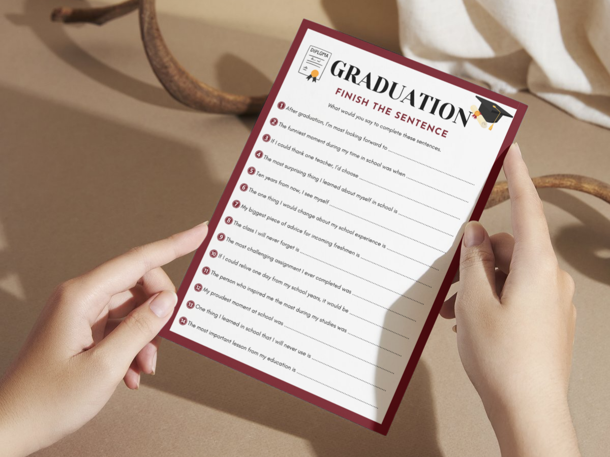 Graduation Printable Game - Finish the Sentence - image 3