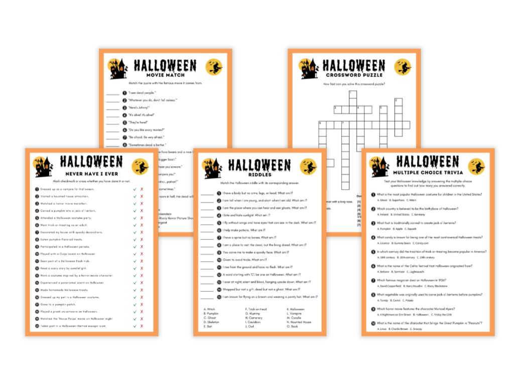 Halloween 5 Games Bundle- Featured image