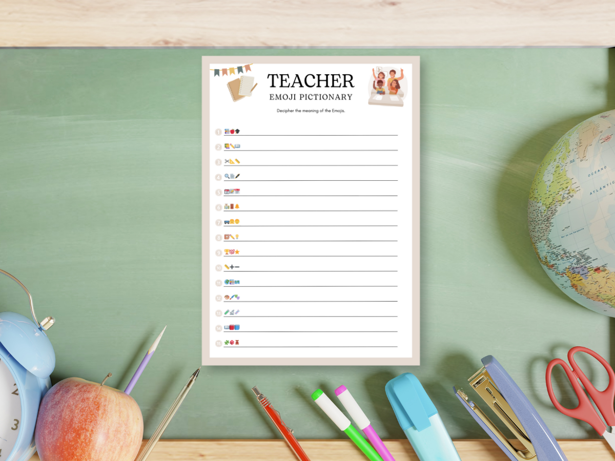 Teacher Printable Game - Emoji Pictionary - image 3