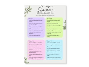 Easter Printable Game - Grab a Candy if - Featured image
