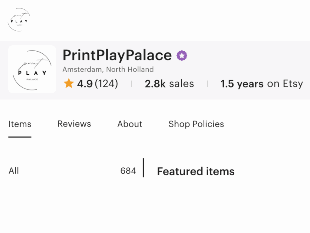 Etsy Seller Overview