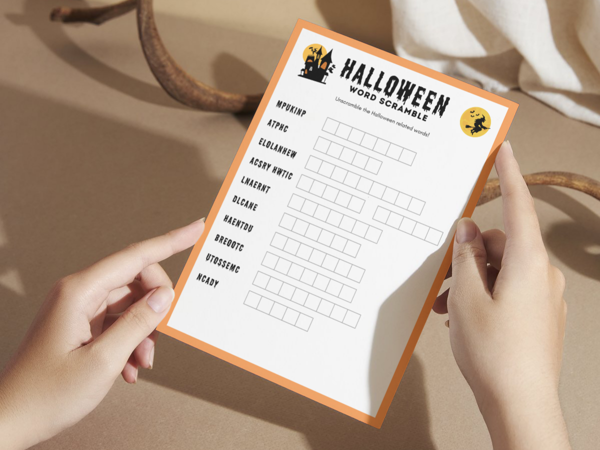 Halloween Printable Game - Word Scramble - image 3